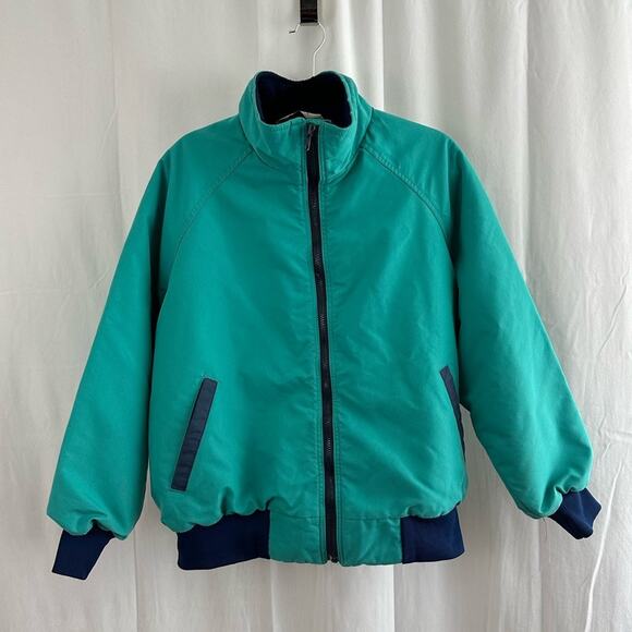 Vintage Blair Polarfleece Zip up Jacket in Turquoise Womens Size Medium - Picture 1 of 8